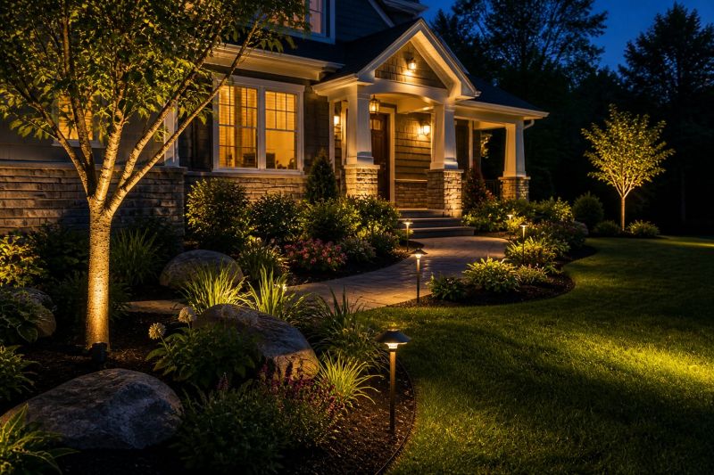 Courtyard Light Installation in Utah County, UT