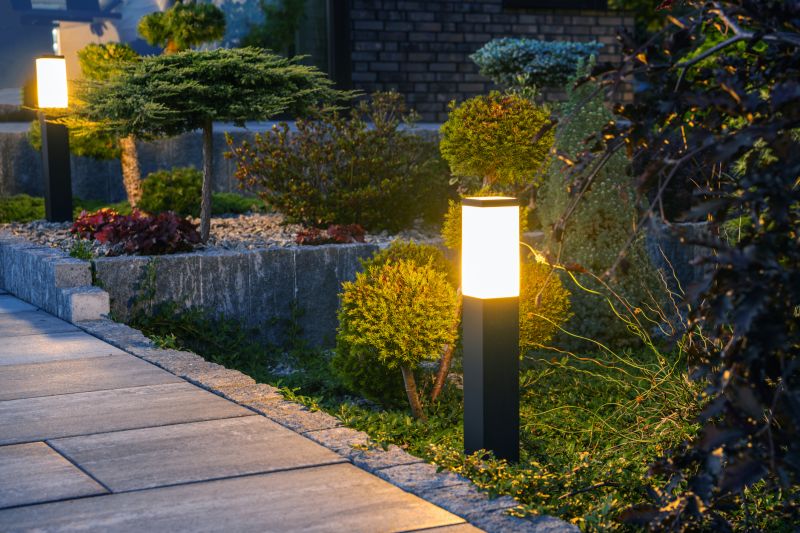 Garden Lighting at Dusk
